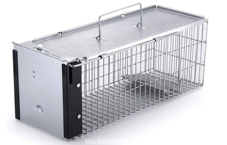 Faicuk Heavy Duty Squirrel Trap Chipmunk Trap Rat Trap and Other Similar-Size Rodents - 16.3” x 6” x 6.7”
